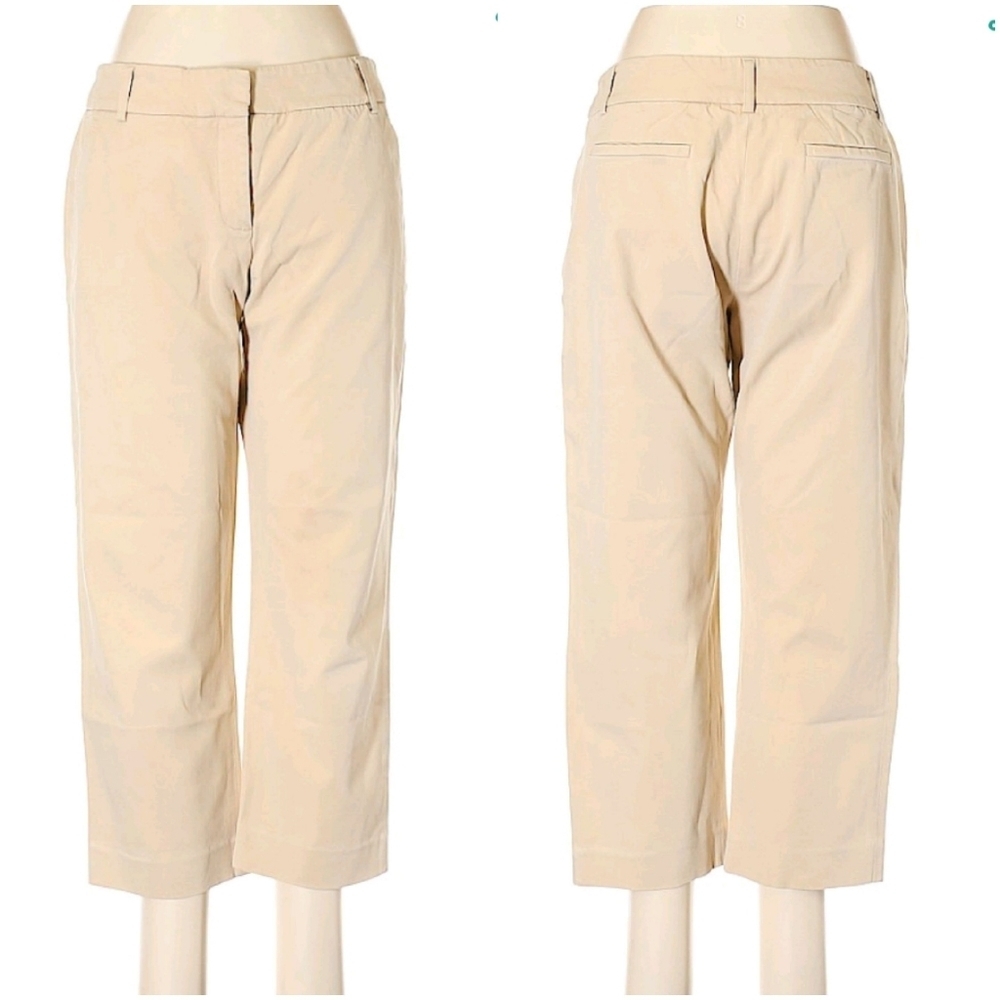Peace of cloth tan boyfriend straight leg pants 6